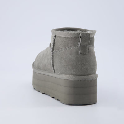 Hippy Cozy Platform Ankle Boot