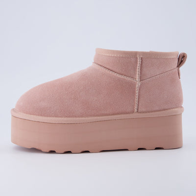 Hippy Cozy Platform Ankle Boot