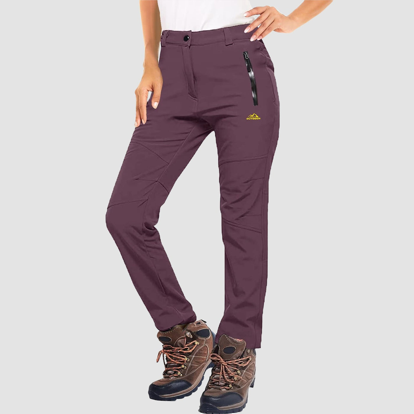 Women's Fleece Lined Water Resistant Winter Ski Pants